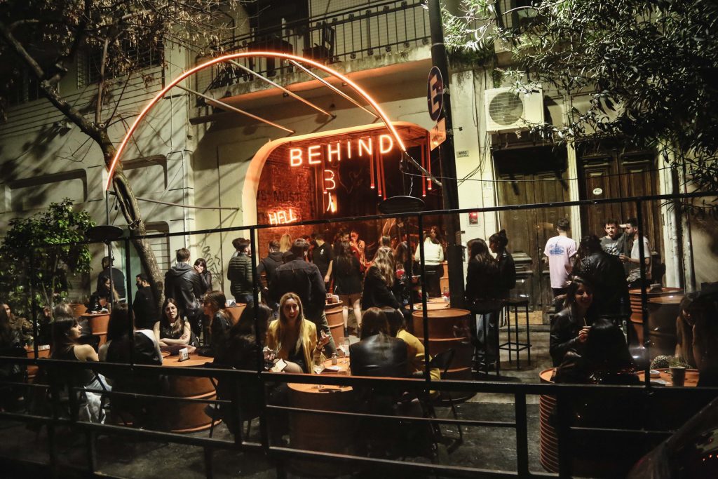Behind Bar