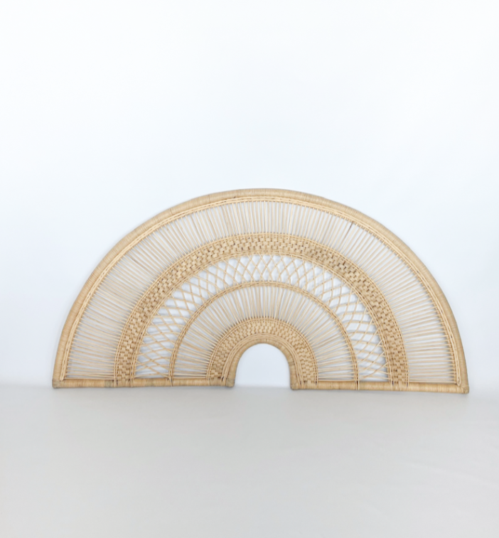 Wall deco ratan