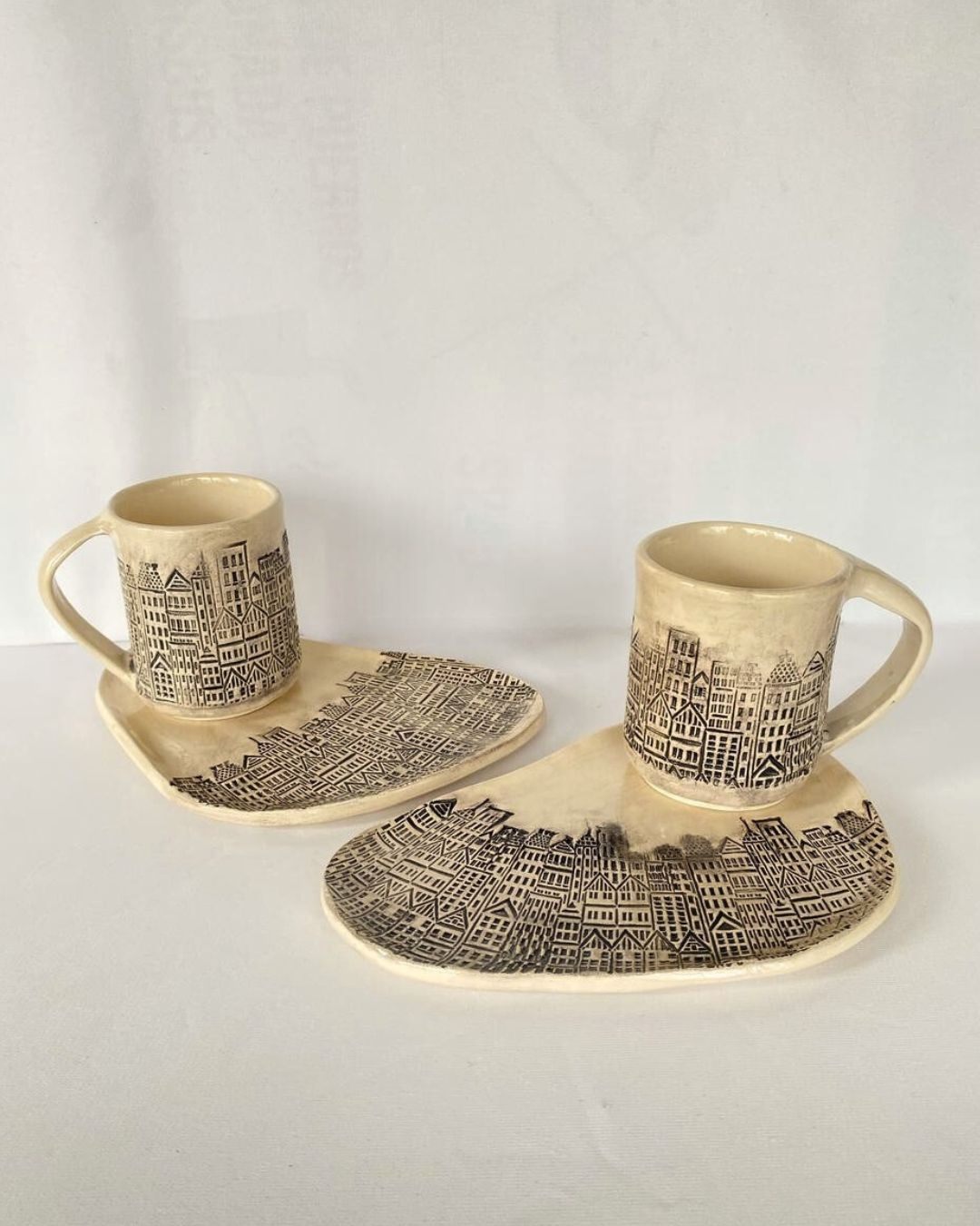 Taza y plato diseño Amsterdam