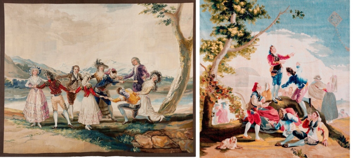 Goya en Buenos Aires: dos tapices que nunca habían salido de España