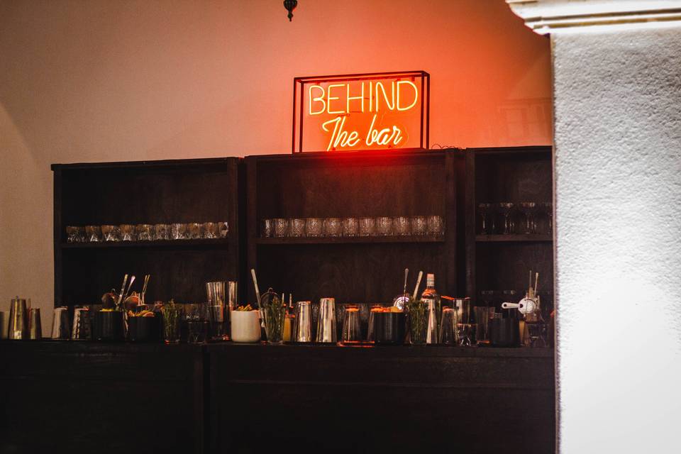 Behind Bar