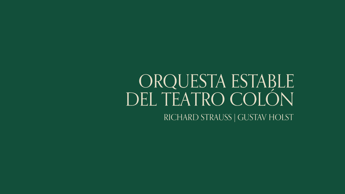  Orquesta Estable | Strauss – Holst