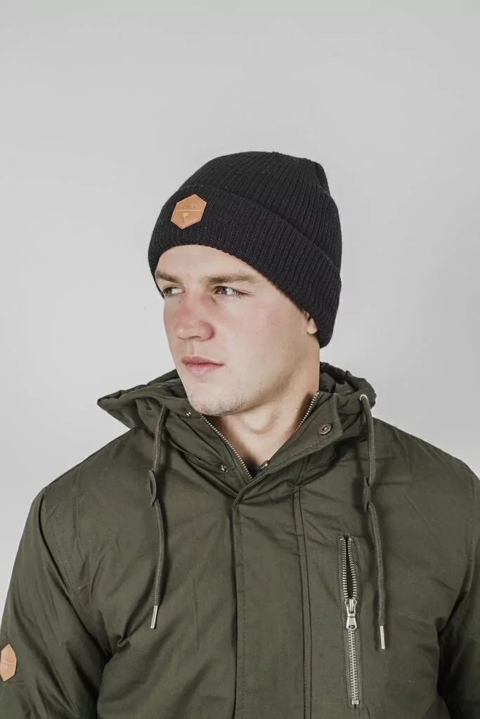 Gorro lana Negro